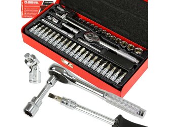 Gola sada 4-14mm + bity, 1/4", 42ks MAR-POL