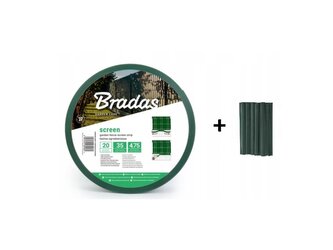 Balkónová, plotová páska 35m, 4,75cm, zelená TOB45047535GRL