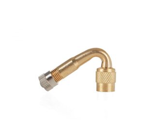 Prodloužení ventilku pro huštění pneu 45°, 8mm, mosaz GEKO Prodloužení ventilku pro huštění pneu 45°, 8mm, mosaz GEKO