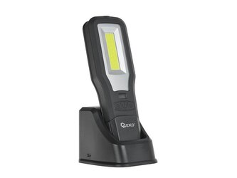 Dílenská svítilna COB LED 10 W + 5 W, 550 lm, powerbanka 2000 mAh - GEKO