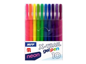 gelové pero set BS 10ks NEON 6001417