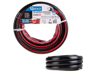 Zahradní hadice, zesílená 10m, 1" BLACK&RED GEKO Zahradní hadice, zesílená 10m, 1" BLACK&RED GEKO
