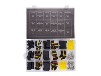 Konektory automobilové vodotěsné, sada 424ks KRAFT&DELE;