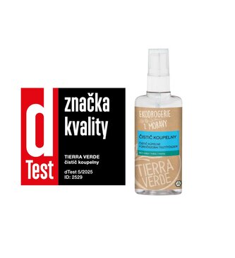 Tierra Verde Čistič koupelny s BIO mátou 110 ml - s biologicky odbouratelnými tenzidy Tierra Verde Čistič koupelny s BIO mátou 110 ml - s biologicky odbouratelnými tenzidy