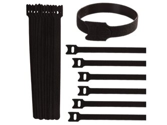 Pásek na suchý zip, organizér kabelů 210x12mm, 10ks GEKO Pásek na suchý zip, organizér kabelů 210x12mm, 10ks GEKO