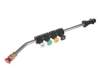 Zahnutý nástavec 15° pro vysokotlaké myčky, se sadou 5 trysek - GEKO Zahnutý nástavec 15° pro vysokotlaké myčky, se sadou 5 trysek - GEKO