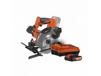 POWDP25200SET Aku okružní pila 20V, SET, 165mm, LI-ION POWERPLUS