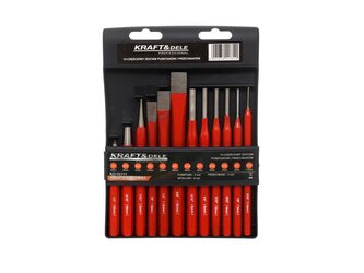 Sada průbojníků a sekáčů 12ks KD10111 KRAFT&DELE;