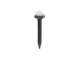 Solární odpuzovač krtků a hlodavců, diamantový, LED/ABS