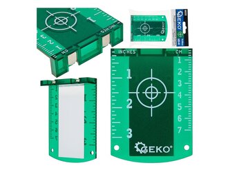 Terč pro zelený laser, s magnety - GEKO Terč pro zelený laser, s magnety - GEKO