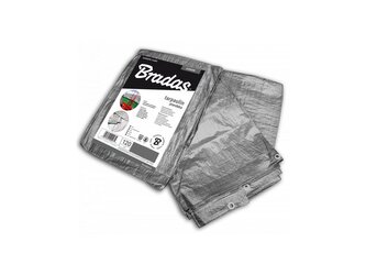 Plachta zakrývací, zesílená 3x4m, 120g/m² SILVER