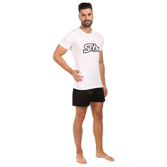 Pánské pyžamo Styx černobílé (PKP1061) L