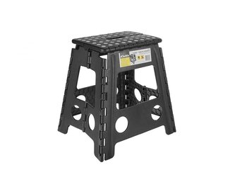 Stolička skládací, protiskluzová, 150kg, 39x40x32.5cm KELTIN