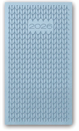 Kalendarz kieszonkowy A6 2026 Vivella błękitny Kalendarz kieszonkowy A6 2026 Vivella błękitny