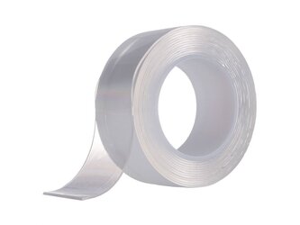 Nano oboustranná lepící páska 24 mm x 2 m, znovu použitelná, transparentní KELTIN