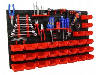 Závěsný organizér/držák 95x54,5cm, sada 46ks MAR-POL