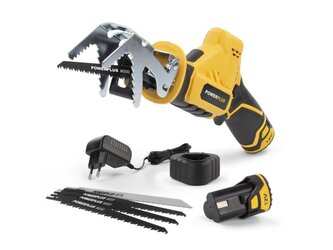 Aku ocasová pila 12V 2,0Ah, 2xbat, příslušenství POWERPLUS