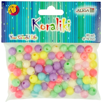 Koraliki PJ-7415 10 mm op 80 szt, Aliga