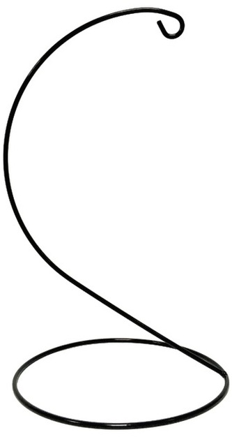 Stojak do bombki metalowy 15 x 15 x 26 cm. C-kształt SM-8691, Aliga