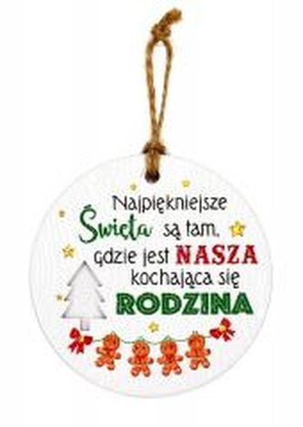 Zawieszka ceramiczna Boże Narodzenie