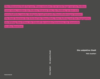 Die subjektive Stadt