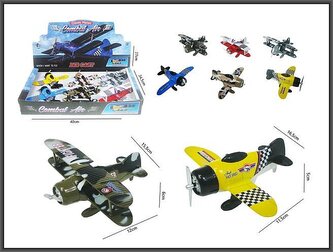 Samolot metalowy z napędem 6-rodzajów