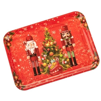 podnos 32x23cm, FIGURKY se stromkem, DEKORATIVNÍ, melamin