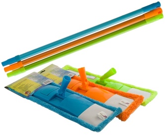 Mop mikrovlákno 44x14cm teleskop tyč kov 68-125cm jemný závit