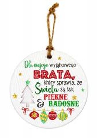 Zawieszka ceramiczna Boże Narodzenie