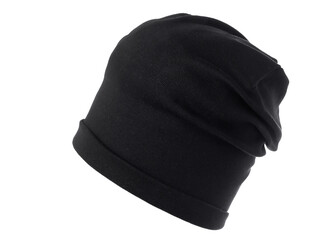 Bavlněná čepice dámská - 1 ks - 6 černá