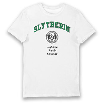Bioworld Tričko bíle Slytherin, Harry Potter Velikost: XL