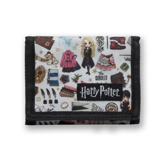 Bioworld Peněženka látková, světlá s potiskem, Harry Potter