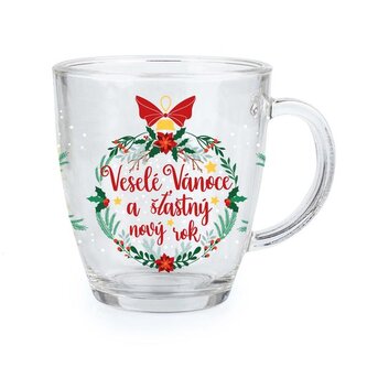 HRNEK VESELÉ VÁNOCE SKLO 350 ML