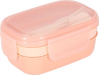 KIK Lunch Box s přepážkami 1900 ml - meruňkový KIK Lunch Box s přepážkami 1900 ml - meruňkový