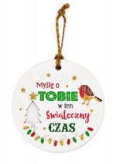 Zawieszka ceramiczna Boże Narodzenie