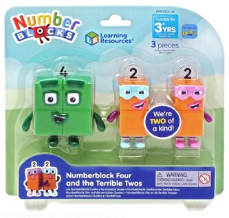 Learning Resources - Sada figurek Numberblocks® Čtyřka a hrozivé dvojky