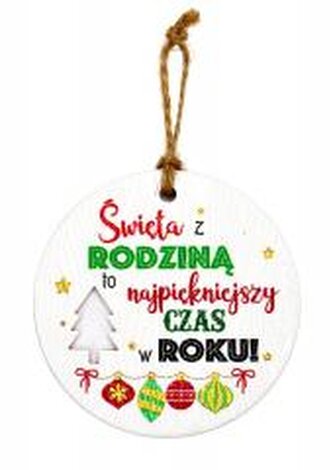 Zawieszka ceramiczna Boże Narodzenie