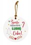 Zawieszka ceramiczna Boże Narodzenie