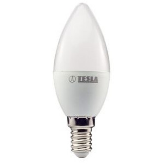 LED  CL140530-7, žárovka CANDLE svíčka, E14, 5W, 230V, 400lm, 25 000h, 3000K teplá bílá,