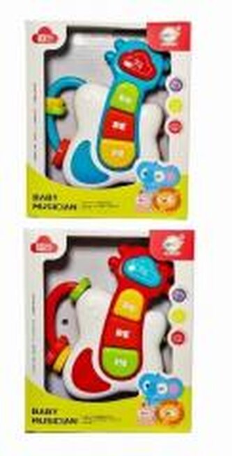 Gitara ze światłem i dźwiękiem MIX Gitara ze światłem i dźwiękiem MIX