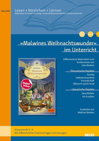 'Malwines Weihnachtswunder' im Unterricht