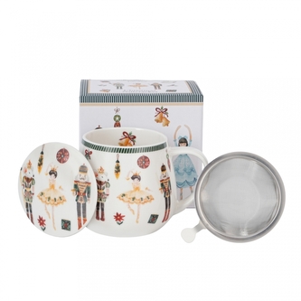 Porcelánový hrnek soudek byliňák - VÁNOČNÍ LOUSKÁČEK, 430 ml Porcelánový hrnek soudek byliňák - VÁNOČNÍ LOUSKÁČEK, 430 ml