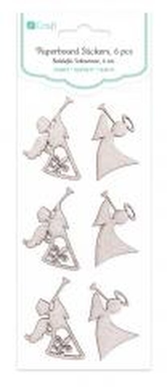 Naklejki tekturowe aniołki 6szt