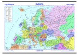 Evropa státy a území, školní nástěnná
