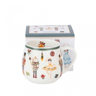 Porcelánový hrnek soudek LOUSKÁČEK 430 ml