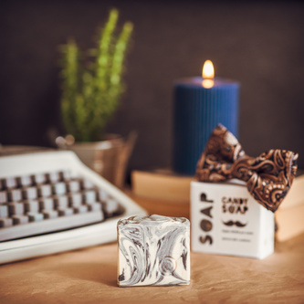 Mýdlo NEJEN pro muže aktivní uhlí s ambrou, 100 g