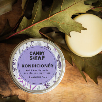 VELKÝ Tuhý kondicionér pro všechny typy vlasů LEVANDULOVÝ, 80 g
