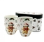 Sada 2ks porcelánových hrnků VÁNOČNÍ PERNÍČEK MEDVĚD, 360 ml