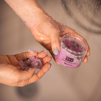 Zklidňující scrub levandulový, 200 g