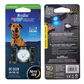 Nabíjecí světlo na obojek Nite Ize NiteDog™ Rechargeable Pet Light - Disc-O Tech™ Nabíjecí světlo na obojek Nite Ize NiteDog™ Rechargeable Pet Light - Disc-O Tech™